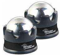 : 2 boules de massage en acier inoxydable avec support à rotation 360° roll-on