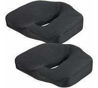 : 2 coussins ergonomiques à mémoire de forme pour assise