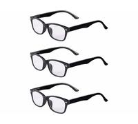 Newgen Medicals 3 paires de lunettes de lecture unisexe - dioptrie +1,5