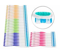 Newgen Medicals 36 brosses à dents 4 couleurs - Adultes - Poils durs