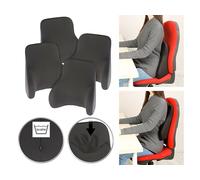 Newgen Medicals 4 coussins ergonomiques dorsaux en mousse à mémoire de forme