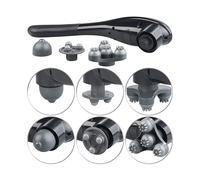 Newgen Medicals Appareil de massage par vibrations 13 W avec 5 modes, 5 niveaux d'intensité & 3 têtes de massage