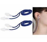 Newgen Medicals Bouchons d'oreilles à lamelles avec cordelette (atténuation 29 dB) - x2 paires