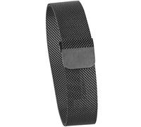 Newgen Medicals Bracelet de montre à entre-corne 20 mm et fermoir magnétique - Noir