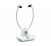 Casque TV sans fil - NEWGEN MEDICALS - Premium - Amplification audio - Suppresseur de bruit actif - Blanc