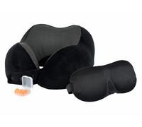 Coussin cervical à mémoire de forme avec masque de sommeil et bouchons d’oreille [Newgen Medicals]
