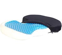 : Coussin d'assise à mémoire de forme avec gel et revêtement antidérapant