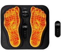 newgen medicals Massage des pieds EMS à batterie avec 6 modes et 15 niveaux d'intensité, pliable (appareil de massage des pieds, masseur de pieds sans fil)