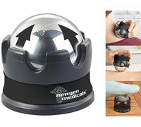 Newgen Medicals Masseur roll-on rafraîchissant en acier inoxydable, avec support à rotation 360°