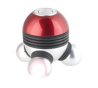 Newgen Medicals Mini appareil de massage vibrant avec 3 têtes et éclairage LED