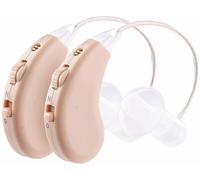 Newgen Medicals Paire d'amplificateurs de son nomades avec écouteur externe et chargeur USB