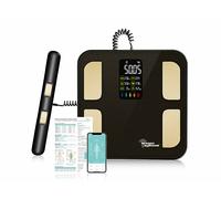 Pèse-personne impédancemètre - newgen medicals - Rechargeable - Bluetooth - 180 kg - Écran LED couleur