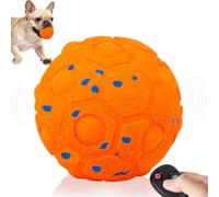 Newget Balle interactive pour chien avec télécommande, 3 modes, balles mobiles intelligentes avec réveil tactile, balle automatique résistante à la mastication, pour chiens de taille moyenne et grande