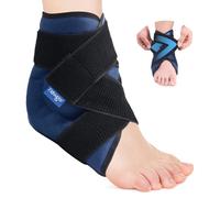 NEWGO Manchette rafraîchissante pour pied et cheville - Coussinets de refroidissement - Gel de refroidissement complet - Soulagement de la douleur - Compresse froide et chaude