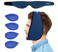 NEWGO Poche de glace pour mâchoire, Poche de glace dent de sagesse, Sac de Gel Glace Compresses chaud et froid réutilisables pour Mâchoire Visage Tête et Menton, TMJ, dents de sagesse, 4 Poches de Gel