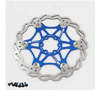 Newgoal Vélo Disque De Frein Disque De Frein,180mm Vélo Disque De Frein Vélo De Montagne Flottant Disque De Frein Center Lock Vélo Accessoires (Bleu 180mm)