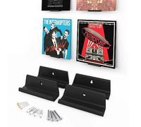 NewGround Designs Lot de 4 supports muraux pour disques vinyles - Support mural pour disques vinyles de 7"/10"/12" + Gatefold