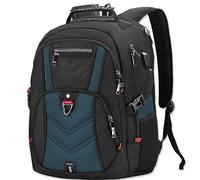 NEWHEY Sac à Dos Ordinateur 18.4 Pouces Homme Imperméable avec USB Charging Port Sac a Dos PC Portable Grande Capacité 18 Pouces Voyage d'affaires Collège