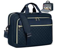 NEWHEY Sacoche pour Ordinateur Portable Femme 17.3 Pouces Grand Sac Pc Portable Housse Ordinateur Imperméable Mallette Bandoulière Sacoche Porte Document pour Travail Affaires Université