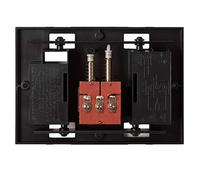 Newhouse Hardware CHIMEBASE2 Base de Carillon 2 Mécanisme de sonnette de porte, compatible avec la plupart des modèles Nutone, Noir, 6.75” L x 4.75” W x 1.75” H