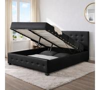 Concept Usine Lit coffre Newington 140 x 190 cm Noir