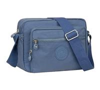 NEWIROVE Sac Bandoulière Femme Décontracté Moyen - Sacoche Besace Légère Pour Le Shopping, Le Travail et Les Voyages - Gris Bleu