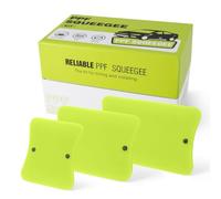 NEWISHTOOL Kit de raclette magnétique PPF, 3 pièces dans Un Coffret Cadeau, Outil de raclette en Caoutchouc givré, grattoir en TPU Souple, Outils PPF pour l'installation de Film de Protection de