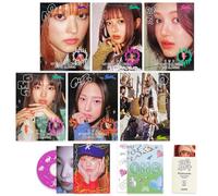 NewJeans - [OMG] 1st Single Album (Message Card ver. / Random) Out Box + Message Cards + Photobook + Lyrics + CD + Photocards + Sticker + 3 Extra Photocards K-POP Sealed Album