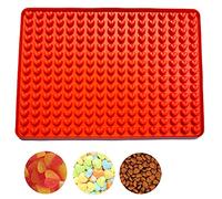 Newk 255 cavités pour friandises danimaux domestiques, mini moule en forme de cœur pour gouttes de chocolat, moule à friandises pour chien, moule à bonbons