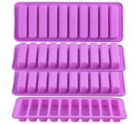 Newk Lot de 4 moules rectangulaires en silicone en forme de doigt pour croquette, friandises pour chien, crayons, glaçons