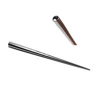 NewkeepsR Broche d'insertion conique en acier 316L d'épaisseur 0,8mm/1,0mm/1,2mm/1,6mm/2,0mm/2,5mm/3,0mm pour oreille/nez/nombril/mamelon/lèvre/sourcil, étirement du piercing Outil Assistant Kit
