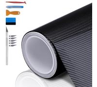 NewL Autocollant 6D en fibre de carbone brillant pour intérieur de voiture - Imperméable et anti-rayures - 30 cm x 300 cm