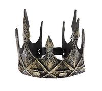 NewL Couronne d'Halloween 3D en mousse PU médiévale - Diadème rétro - Pour cosplay, performance sur scène - Doré foncé
