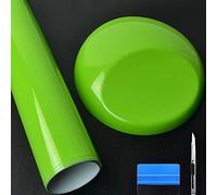 NewL Film Autocollant en Vinyle Vert Brillant pour évacuer l'air - Convient pour Une Utilisation Automobile (45 cm x 150 cm)