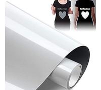 NewL Film réfléchissant en vinyle à transfert de chaleur pour T-shirt, 30cm x 150cm,presse à chaud pour vêtements