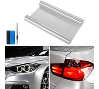 NewL Film Vinyle Teinté Autocollant pour Phares, 30 x 120 cm, Transparent | Outil de pose inclus, extensible, résistant au lavage, sans résidu collant, pour phares, feux arrière et antibrouillards auto