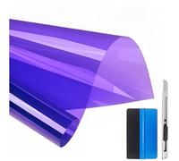 NewL Film Vitre Auto Pet Auto-Adhésif Protection UV 99% Violet Clair