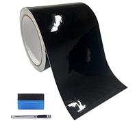 NewL Kit d'outils Gratuit Kit d'enveloppe de Vinyle Haute Brillance pour Black Out Chrome Delete Window Trim Door Trim (10 cm x 9 mètres)