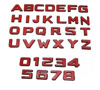 NewL Lettres en métal personnalisées pour voiture et boîte aux lettres, maison - Kit de badges avec nom - Doré - Nouvelle police