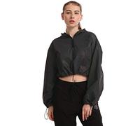 NewL Rainbow Reflective Sweatshirt Court à Manches Longues pour Femme - Noir - S
