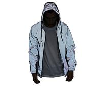 NewL réfléchissant Veste pour Femme Coupe-Vent sans Danger pour Nuit Moto (L)