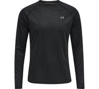 Newline Men Core Running T-Shirt L/S Homme, Noir, M