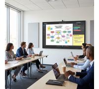 Newline Elara Pro 75'' Écran interactif professionnel Écran interactif professionnel de 75 pouces avec résolution 4K UHD, Android 13 avec Google EDLA,