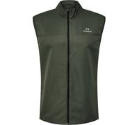 Newline Gilet de sport 'Beat' vert foncé / blanc, Taille M