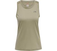 Newline Haut de sport beige foncé / gris, Taille XS
