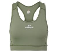 Newline nwlBEAT Bra Brassière de Sport Femme, Vert Lichen Profond, L