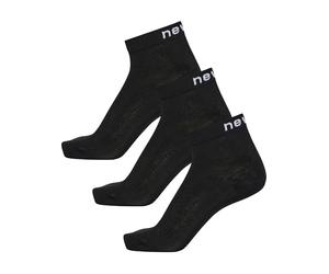 newline NwlDO Lot de 3 paires de chaussettes fonctionnelles, noires, 35/38