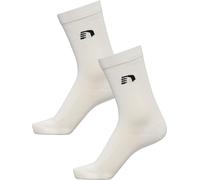 Newline, NwlLOGO Lot de 2 paires de chaussettes fonctionnelles, blanches, 39/42