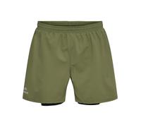 Newline Pantalon de sport 'Dallas' gris argenté / olive, Taille S