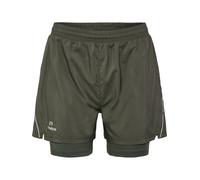 Newline Pantalon de sport 'Pace' olive, Taille XS